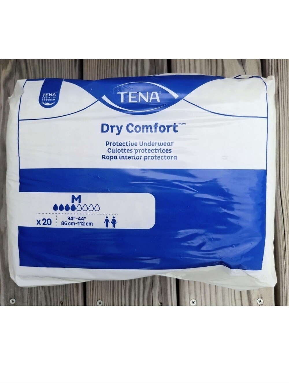 TENA Dry Comfort Protective Underwear 20 Pack Medium